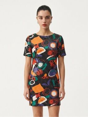 Vintage Et Al sequin dress